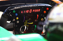 Adrian Sutil's Force India steering wheel
