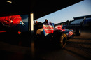 Jaime Alguersuari leaves the Toro Rosso garage