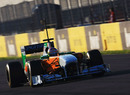 Paul di Resta on track early on Saturday morning