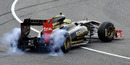 Bruno Senna recovers from a spin
