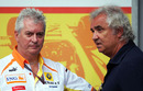 Pat Symonds and Flavio Briatore ahead of the  Malaysian Grand Prix
