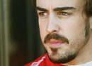 Fernando Alonso in the paddock ahead of another run in the Ferrari F150