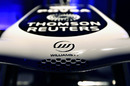 The Williams badge takes pride of place on the nose
