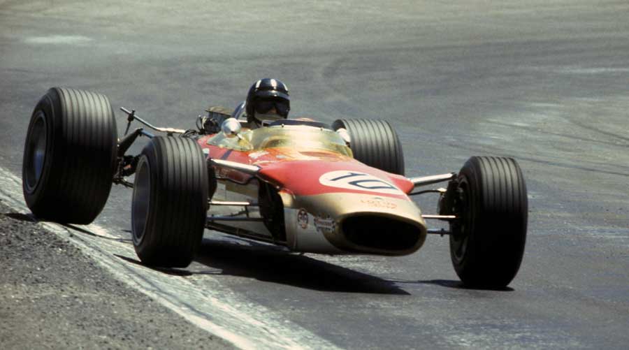Graham Hill on his way to victory in Spain