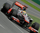 Lewis Hamilton clocks up mileage in the McLaren MP4-26