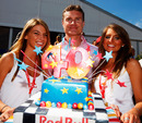 Red Bull helps David Coulthard celebrate his 40th birthday