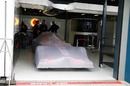 Lewis Hamilton's McLaren in parc ferme conditions