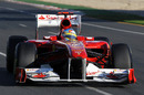 Fernando Alonso on his way to fourth