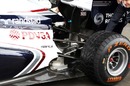 The impressive rear end of the Williams FW33