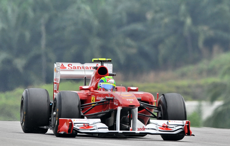 Felipe Massa in action during FP2