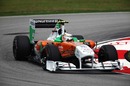Nico Hulkenberg at the wheel of the Force India during first practice