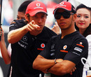 McLaren drivers Jenson Button and Lewis Hamilton