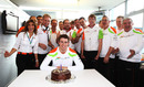 Paul Di Resta celebrates his 25th birthday with the Force India team