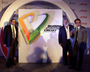 Organisers of the Indian Grand Prix pose for a photo at the unveiling of the logo for the Buddh International Circuit