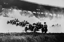 The start of the first Indianapolis 500