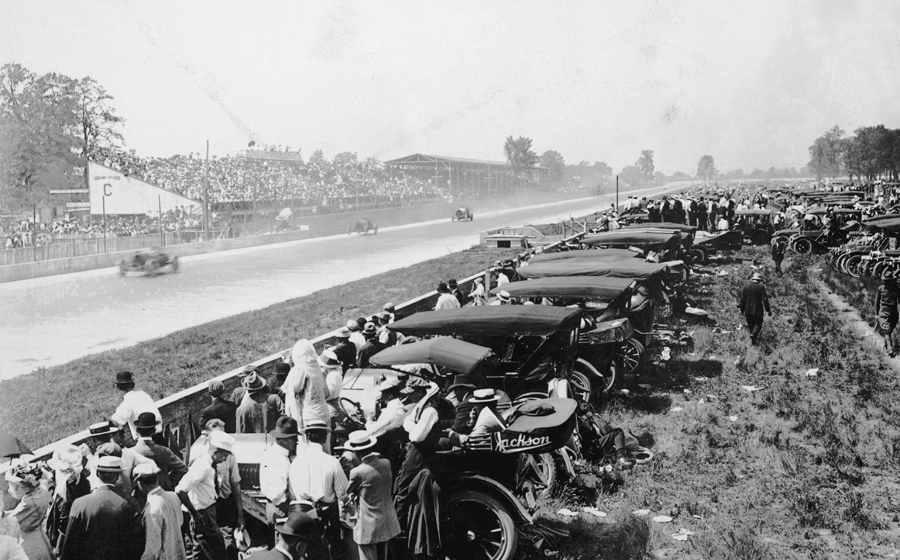A general view of the first Indianapolis 500