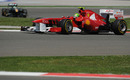 Felipe Massa negotiates the slow final sector