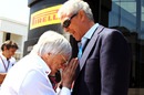 Bernie Ecclestone heaps praise on the Pirelli president Marco Tronchetti Provera