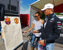 Nico Rosberg makes a prediction ahead of the Champions League final between Barcelona and Manchester United