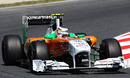 Nico Hulkenberg gets some track time in the Force India