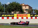 Jaime Alguersuari on a run on hard tyres in the afternoon